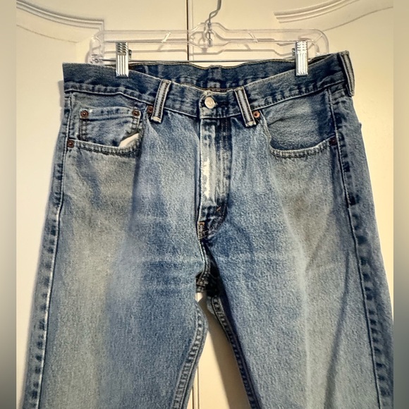 Levi’s 505 Men's Blue Jeans - Picture 2 of 10
